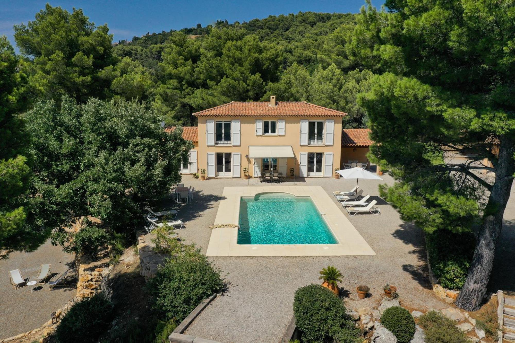 Villa "Le Sortilege" Vue Panoramique Et Piscine Tourtour Εξωτερικό φωτογραφία