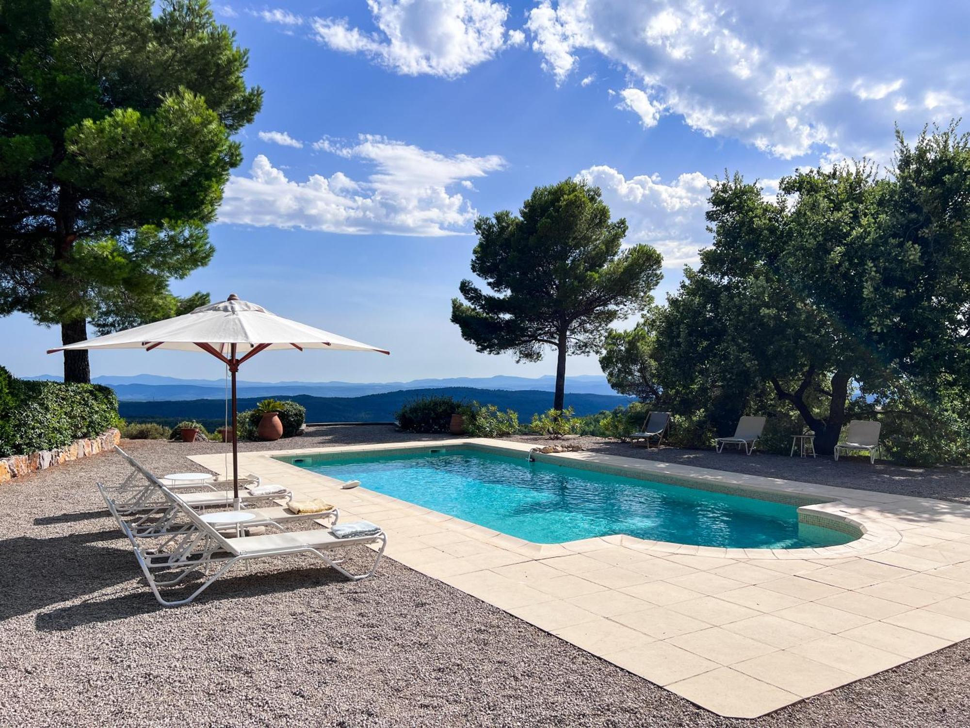 Villa "Le Sortilege" Vue Panoramique Et Piscine Tourtour Εξωτερικό φωτογραφία