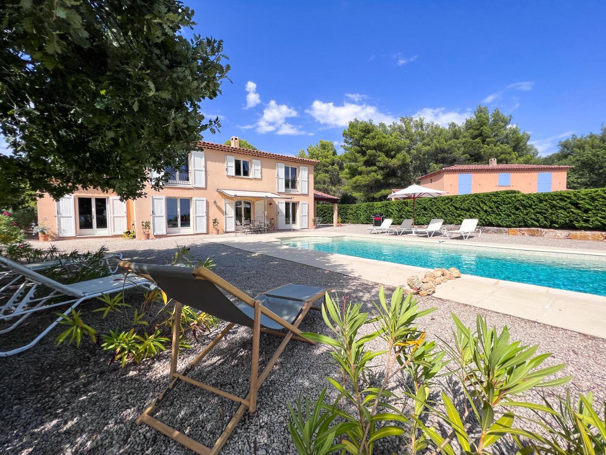 Villa "Le Sortilege" Vue Panoramique Et Piscine Tourtour Εξωτερικό φωτογραφία