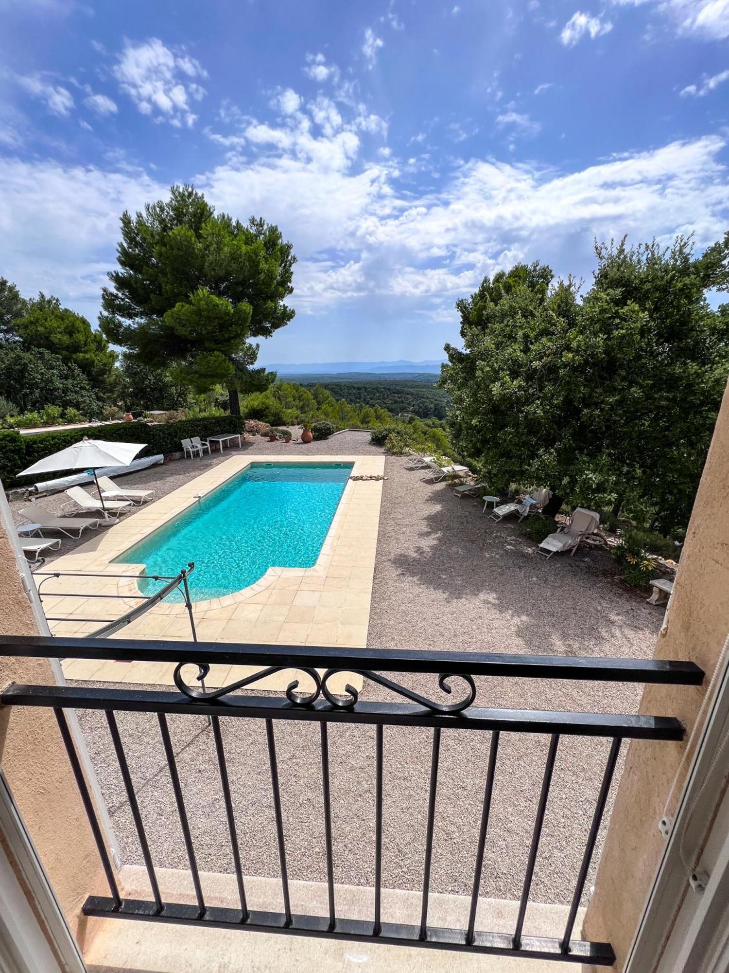 Villa "Le Sortilege" Vue Panoramique Et Piscine Tourtour Εξωτερικό φωτογραφία